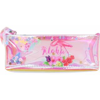 👉 Etui roze polyester meisjes I-total Aloha 19 X 5 Cm 8720585121106