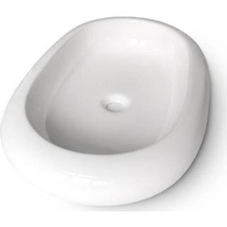 Keramieken wastafel Oceanic Ovale Keramiek 64x43,5x12 Cm Anã 3612407483255