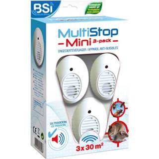 👉 Ongedierteverjager wit Bsi Multistop Mini 3 Stuks 5420046643088