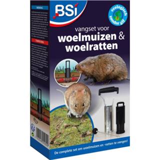 👉 Zwart Bsi Vangset 12 X 6 19 Cm 4-delig 5420046642692