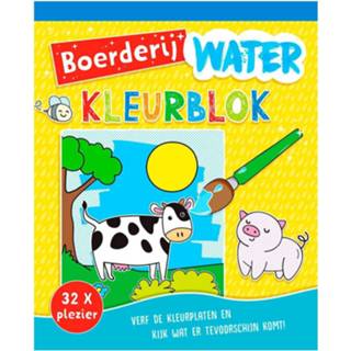 👉 Papier Rebo Productions Waterkleurblok Boerderij Junior 9789036640442