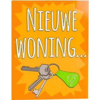 👉 Wenskaart oranje Paper Dreams Nieuwe Woning... 16 X 12,5 Cm 8716764127410