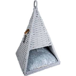 👉 Grijs touw Europet Bernina Tipi Oyster In Duvo + Katoenen - Voor Katten 5414365333584