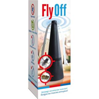 👉 Zwart grijs Bsi Ant-insectenventilator Fly Off Zwart/grijs/zilver 5420046644900