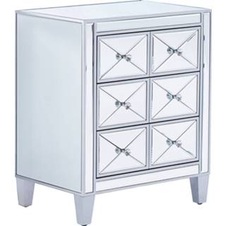 👉 Beliani Mons - Commode-zilver-glas 4251682265553