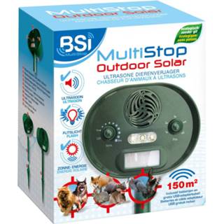 👉 Ongedierteverjager zwart Bsi Multistop Outdoor Solar 5420046642920