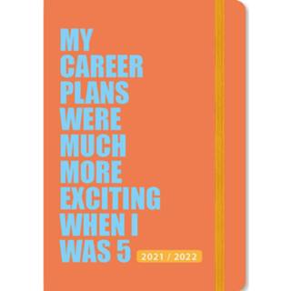 👉 Agenda oranje papier Comello 17-maandsplanner 2021/2022 A5 8716467671722