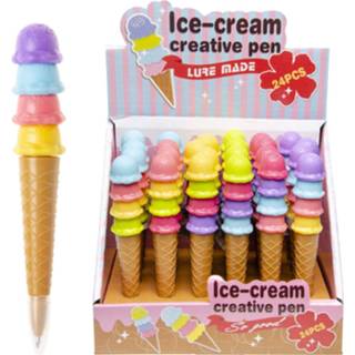 👉 Balpen Decopatent® Uitdeelcadeaus 24 Stuks Ijsjes - Ijshoorn Balpennen 6426042729756