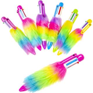 👉 Balpen Decopatent® Uitdeelcadeaus 24 Stuks Fluffy Balpennen Met 6 Ingebouwde 6426054218224