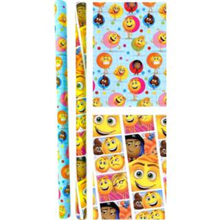 👉 Inpakpapier Emoji - Smiley Cadeau 200 X 70 Cm 5 Rollen 9098998025281