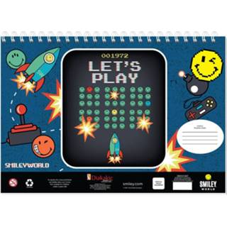 👉 Kleurboek wit papier Smiley World Let's Play Junior 8720585085323