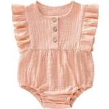 👉 Little Indians Romper Lexie And The Moon Katoen Lichtroze Mt 9-12