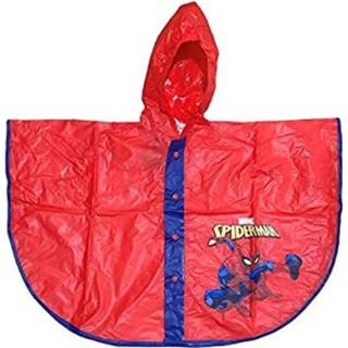 Marvel Regenjas Spiderman Junior Pvc Rood/blauw Maat S