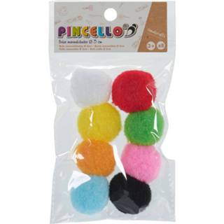 👉 Textiel Pincello Pompoms 3 Cm 8 Stuks 8430852291172