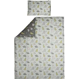 👉 Dekbedovertrek groen katoen baby's Briljant Baby Dino 120 X 150 Cm 8715874074102