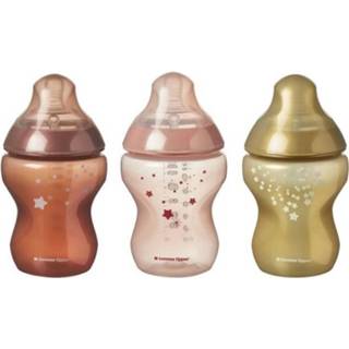 👉 Babyfles baby's Tommee Tippee Ctn 260ml X 3 Edelmetaaleffect 5010415225979