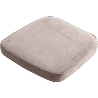 👉 Zitkussen katoen Madison Velvet 48 X 46 5 Cm Taupe 8713229283261