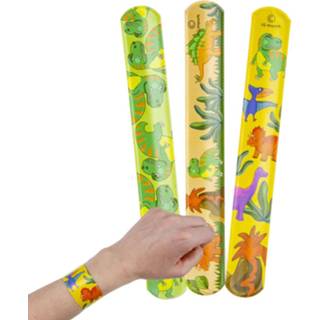 👉 Dinosaurus Decopatent® Uitdeelcadeaus 36 Stuks Klaparmbandjes - 6426041155105