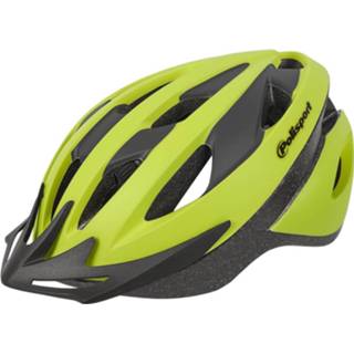 👉 Fietshelm limoen zwart l Polisport Sport Ride 58-62 Cm Lime/zwart Maat 5604415094279