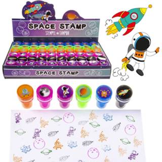 👉 Stempel Decopatent® Uitdeelcadeaus 60 Stuks Space - Ruimtevaart Stempels 6426052049080