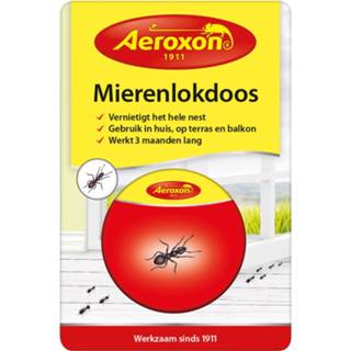 👉 Mierenlokdoosje rood geel staal Aeroxon Mierenlokdoos 3 Maanden Rood/geel 4027600104453