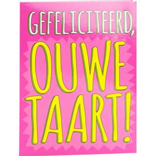 👉 Wenskaart Paper Dreams Gefeliciteerd, Ouwe Taart! 16 X 12,5 Cm 8716764127267