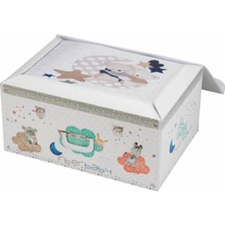 👉 Wit beige katoen Interbaby Bedtextiel Beertjes Junior Wit/beige 4-delig 8435440390497