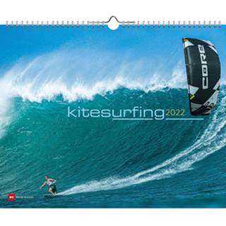 👉 Wandkalender turkoois papier Comello 2022 Kitesurfen 56 Cm Turquoise 9783667120434