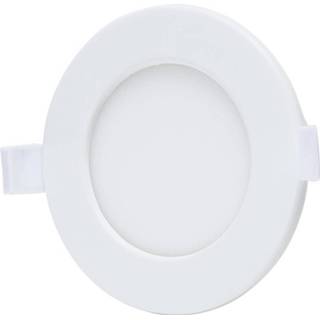 👉 Wit aluminium Led Downlight - Smart Aigi Zumba 6w Aanpasbare Kleur Inbouw Rond Mat Ø105mm 7434209553556