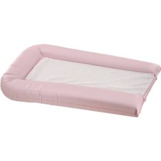 👉 Spons roze PVC Doux Nid Verschoningsmatje + 2 Uitneembare Sponzen 42x70cm - 3700948316641