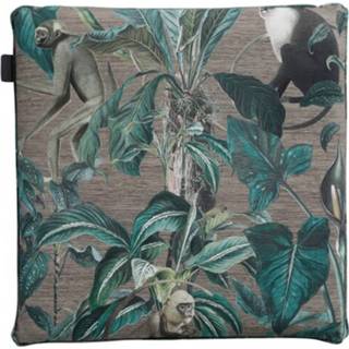 👉 Zitkussen groen katoen polyester Madison Floris 50 X Cm Katoen/polyester 8713229295691
