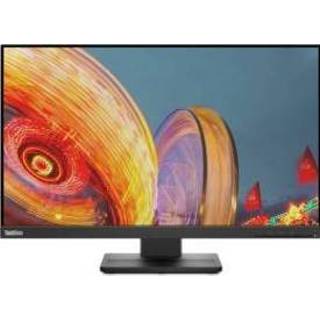 👉 Zwart Lenovo ThinkVision E24q-20 60,5 cm (23.8 ) 2560 x 1440 Pixels Quad HD LED