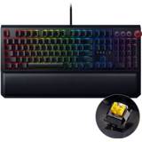 👉 Toetsenbord gele active Razer BlackWidow Elite RGB-verlichting Mechanisch met kabel (gele schacht)