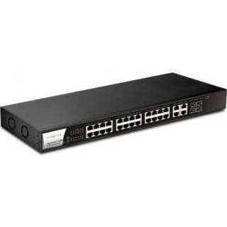👉 Zwart mannen Draytek VigorSwitch P1280 Managed 10G Ethernet (100/1000/10000) Power over (PoE) 4712909121927
