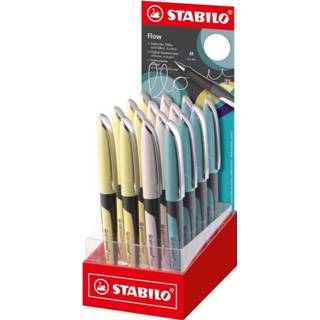 👉 Vulpen stuks vulpennen blauw STABILO Flow MODERN OFFICE vulpen, display van 16 4006381567978