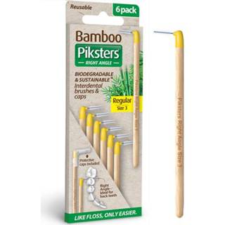 👉 Geel Bamboo Piksters Interdental Brushes - Regular 9336628004399