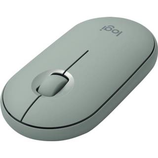 👉 Draadloze muis blauwgrijs stuks muizen Logitech Pebble M350, 5099206085688