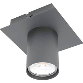 Zwart Home24 LED-plafondlamp Valcasotto I, Eglo 9002759995140