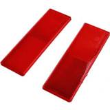👉 Reflector rood plastic active 50 STKS Auto Body Reflecterende Stickers Strip Truck Tablet Niet-poreus (Rood)