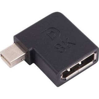 👉 DisplayPort active 8K Mini Male naar Female Elleboog Adapter