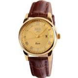 👉 Schaal bruine gouden active vrouwen SKMEI 9058 multifunctionele outdoor mode waterdichte quartz polshorloge (damesstijl gezicht band)