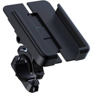👉 Fiets zwart metalen active JOYROOM JR-ZS252 360-graden rotatie telefoonbeugel voor (zwart)