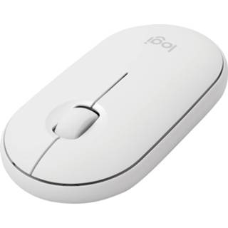 👉 Draadloze muis wit stuks muizen Logitech Pebble M350, 5099206085657