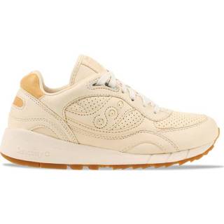 👉 Unisex wit mannen Saucony Shadow 6000 Vegan CrÃ¨me Heren
