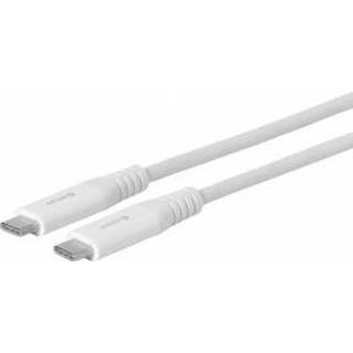 👉 Wit ESTUFF USB-C - C Cable 3m White USB-kabel USB 2.0 5706998504609