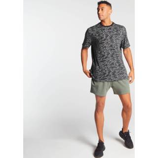 👉 MP Men's Raw Training Short Sleeve Camo Oversized T-Shirt - Black   - XXXL