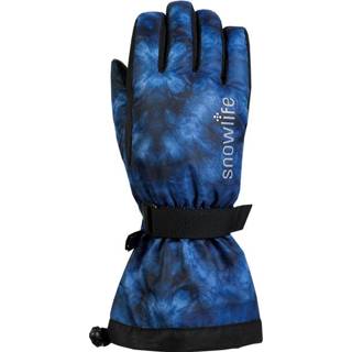 👉 Glove uniseks l zwart roze Snowlife - Kid's Long Cuff DT Handschoenen maat L, roze/zwart 7640162448857