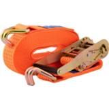 👉 Spanband oranje Topgear Set + Ratel - 9 meter 5 ton Capaciteit 8719304031048
