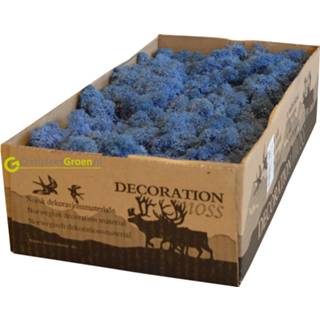 👉 Blauw Rendiermos konings 2650 gram