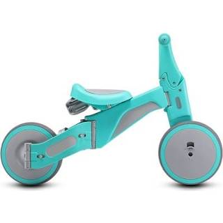 👉 Fiets cyaan leer active kinderen Originele Xiaomi 700 multifunctionele vervormbare glijden wandelen leren duwfiets (cyaan)